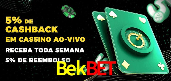 Promoções do cassino ao Vivo Bekbet